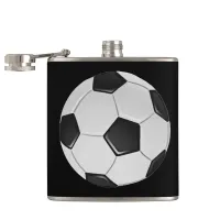 American Soccer or Association Football Hip Flask