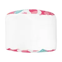 Colorful Abstract Pouf