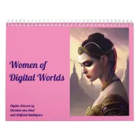 Women of Digital Worlds ~ AI generated Artworks Calendar