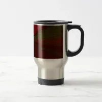 Circular Gradient Patchwork Red to Green Travel Mug