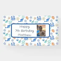 Personalized Beach Themed Birthday Banner