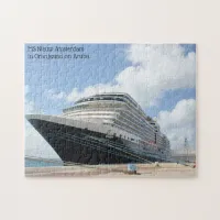 MS Nieuw Amsterdam Cruise Ship on Aruba Caribbean Jigsaw Puzzle