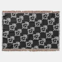 T Monogram Initial Throw Blanket