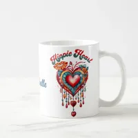 Hippie Heart Coffee 11 oz Mug