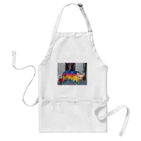 German Shepherd Modeling Clothes Adult Apron