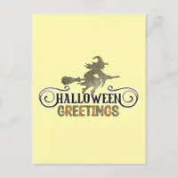 Halloween Greetings - Halloween Postcard