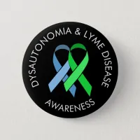 Dysautonomia and Lyme Disease Awareness Ribbon Pin