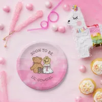 Soon to be Lil' Cowgirl | Girl's Baby Shower Paper Plates
