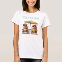 2 Capybaras with Pina Coladas Made in the Shade T-Shirt