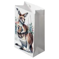 Wildlife Animals Kangaroo Small Gift Bag