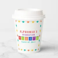 2024 Colorful Mexican Fiesta Graduation Party Paper Cups