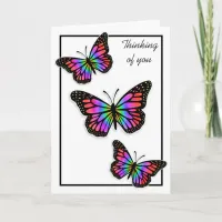 Thinking of You, Pretty Butterflies Card