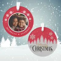 Cute Family Photo Keepsake Ornament