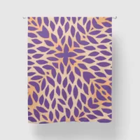 Orange Gradient Background with Purple Pattern | Blackout Curtains