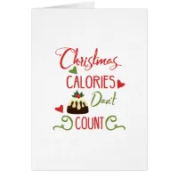 christmas calories dont count funny holiday quote