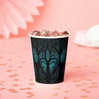 Colorful Mosaic Stained Glass Tree effect design Paper Cups