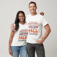 Funny Fall Typography T-Shirt