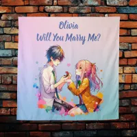 Will you Marry Me | Anime Marriage Proposal  Tapestry