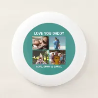 Personalized Love You Daddy Photo   Wham-O Frisbee