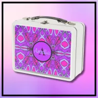 Cute Girls Metal Lunchbox