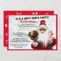 Dirty Santa Gift Exchange and Snowflakes, ZPR Invitation