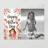 *~* Whimsical Playful Mother's Day AP72 Photo Holiday Postcard