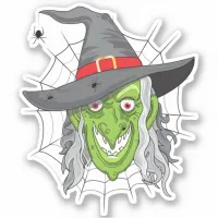 Halloween Witch Sticker