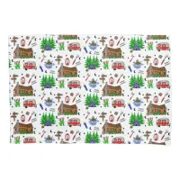 Camping or Midwest Themed  Happy Camper    Pillow Case