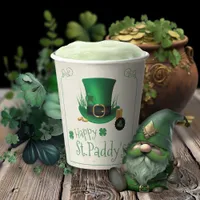 Leprechaun Hat Happy St. Paddy's ID636 Paper Cups