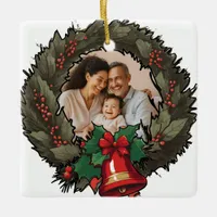 Custom Family Photo Christmas Ornament