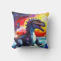 Cute Funny Mosaic Dinosaurs cushion pillow set