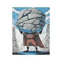 Super Strong Super Hero Metal Print