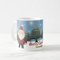 Merry Christmas Custom Santa Gnome  Coffee Mug