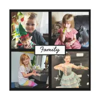Family Photos Personalized  Canvas Print