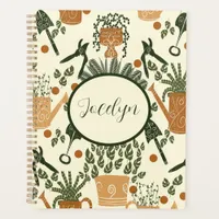 Earthy Terracotta & Green Plant: Garden Lover's Planner