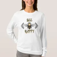 Bee Happy | Vintage Colors Honey Bee T-Shirt