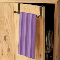 Rustic Purple Striped Kitchen Towel