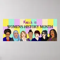 March is Women's History Month  Poster