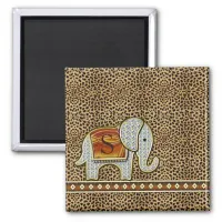 Elephant Walk Monogram Cheetah ID390 Magnet