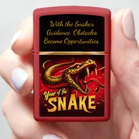 Celebrate Chinese new year 2025 year of the snake! Zippo Lighter