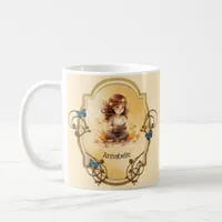 Magical Little Girl Reading a Book  Coffee Mug