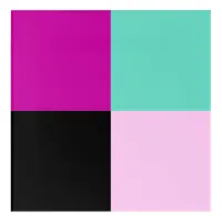 Modern Minimalist Geometric Bold Shapes Squares Acrylic Print