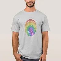 Rainbow Fingerprint T-Shirt