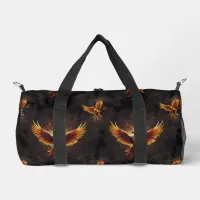 Fiery Phoenix Cushion Duffle Bag