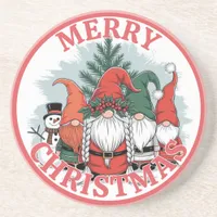 Christmas Gnomes Coaster