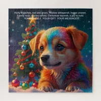 Christmas Message Joy Jigsaw Puzzle