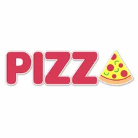 Tasty Slice of Pizza Italian Restaurant Logo Sticker