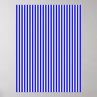 Thin Blue Stripes Poster