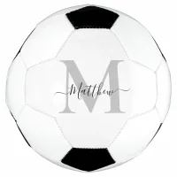 Personalize Monogram Initial Name Soccer Ball