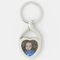 Baby Boy Little Son Personalized Photo Key Chain